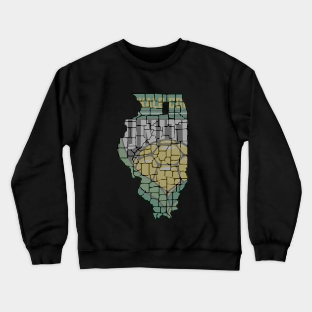 DeKalb County United Outline Crewneck Sweatshirt by DeKalb County United